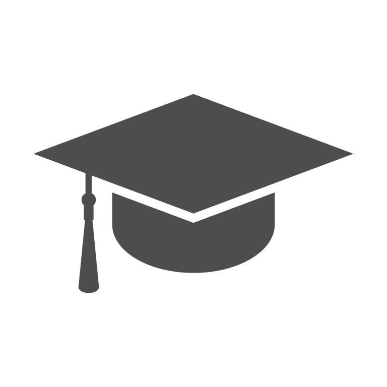graduation cap icon. education verification concept.