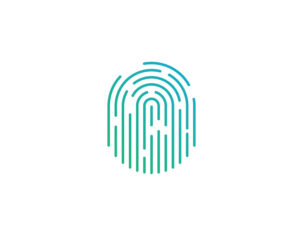 Colorful fingerprint concept